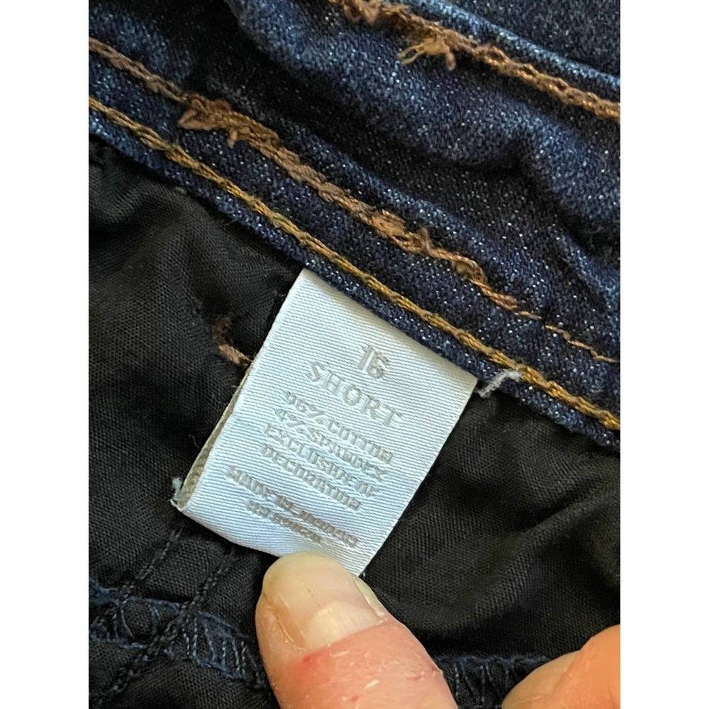 Charter Club Jeans Women 34 Blue Straight Leg Mid Rise Classic Denim Stretch - Picture 11 of 13